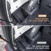 imageDrive Side Wheel Well Storage Bin Rear Trunk Organizer Tray Compatible with 20182022 2023 Jeep Wrangler JL JLU 24Door Accessories Rear Trunk Cargo Extra StorageSoft TPU Material Anti Noisedrivers side