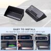 imageDrivers Air Vent Storage Tray Compatible with 2024 2025 2026 Toyota Tacoma and 2025 2026 Toyota 4Runner Accessories Drivers Side Extra Storage Organizer for Key Coin Card Upgrade No need for tape