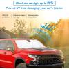 imageFoldable Front Window Windshield Sunshade Compatible with 20192022 Chevy SilveradoGMC Sierra 1500 20202023 Chevy SilveradoGMC Sierra 25003500 HD Accessories Sun Heat UV Rays Protection20192022 SilveradoSierra