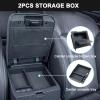 imageJKCOVER 2PCS Center Console Hidden Box Organizer Tray Compatible with 2024 2025 2026 Toyota Tacoma Accessories Armrest Secret Compartment And Armrest Tray Organizer2 Pcs