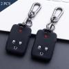 imageJKCOVER 2PCS Silicone Key Fob Case Cover Compatible with 20142018 Chevy SilveradoGMC Sierra and 20152019 ColoradoSuburbanTahoeCanyonYukonYukon XL Remote Smart Key Chain Protector4 Buttons