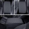 imageJKCOVER Center Console Armrest Cover Compatible with Toyota 4Runner 20102022 2023 2024 Truck Accessories Premium PU Leather Cushion Protector Black