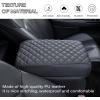 imageJKCOVER Center Console Armrest Cover Compatible with Toyota 4Runner 20102022 2023 2024 Truck Accessories Premium PU Leather Cushion Protector Black