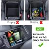 imageJKCOVER Center Console Dividers Organizer Compatible with Toyota Tacoma 20162021 2022 2023 AccessoriesInsert Box ABS Secondary StorageFor 20162023 Tacoma