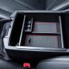 imageJKCOVER Center Console Organizer Tray Compatible with Toyota 4Runner 20102021 2022 2023 2024 and Kia Telluride 20202024 2025 AccessoriesInsert Armrest Box Secondary Storage ABS Black Materialsred trim