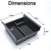 imageJKCOVER Center Console Organizer Tray Compatible with Toyota 4Runner 20102021 2022 2023 2024 and Kia Telluride 20202024 2025 AccessoriesInsert Armrest Box Secondary Storage ABS Black Materialsblack trim