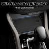 imageJKCOVER Center Console Wireless Charging Protective NonSlip Mat Compatible with 2025 Subaru Forester Interior Accessories Waterproof Silicone Protection Pad Black