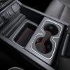imageJKCOVER Compatible with 20142018 Chevy SilveradoGMC Sierra Accessories Center Console Cup Holder and Door Pocket Liner Mats Inserts Rubber matsfor Crew Cab with Bucket Seats 31pc with Red Trim