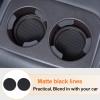 imageJKCOVER Compatible with 2018 2019 2022 2021 2022 2023 Subaru Crosstrek20172023 Subaru Impreza Center Console Accessories NoSlip Cup Holder Insert Mats Flexible Rubber MaterialOrange 15PCSBlack