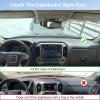 imageJKCOVER Dashboard Cover Mat Compatible with 20142018 Chevy SilveradoGMC Sierra 1500 and 20152019 Chevy SilveradoGMC Sierra 25003500HD Dash Cover Heat Protector Accessories No GlareBlack
