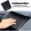 imageJKCOVER Dashboard Mats Compatible with Subaru CrosstrekImpreza 20182022 2023 and Subaru Forester 20192024 Accessories Center Console Liner Mats Inserts Rubber mats OrangePattern Gray