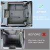 imageJKCOVER Full Size Center Console Organizer Tray Compatible with 20192022 Chevy SilveradoGMC Sierra 1500 and 20202023 SilveradoSierra 2500HD3500HD AccessoriesFull Console wBucket Seats ONLYFull Tray with black