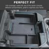 imageJKCOVER Full Size Center Console Organizer Tray Compatible with 20192022 Chevy SilveradoGMC Sierra 1500 and 20202023 SilveradoSierra 2500HD3500HD AccessoriesFull Console wBucket Seats ONLYFull Tray with black