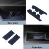 imageJKCOVER Premium Custom Liner Mat Accessories Compatible with Toyota Tacoma 2016 2017 2018 2019 2020 2021 2022 2023 Cup Holder Door Pocket and Center Console Inserts 19 Pcs Double Cab Red TrimDark blue