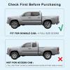 imageJKCOVER Premium Custom Liner Mat Accessories Compatible with Toyota Tacoma 2016 2017 2018 2019 2020 2021 2022 2023 Cup Holder Door Pocket and Center Console Inserts 19 Pcs Double Cab Red TrimWhite