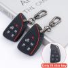imageJKCOVER Soft Key Fob Cover Case Compatible with 2022 2023 GMC Sierra and 2022 2023 Chevy Silverado Accessories Smart Key Fob Holder Protector Silicone2PCS with KeychainBlack With White Button