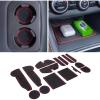 imageJKCOVER Compatible with 2018 2019 2022 2021 2022 2023 Subaru Crosstrek20172023 Subaru Impreza Center Console Accessories NoSlip Cup Holder Insert Mats Flexible Rubber MaterialOrange 15PCSRed