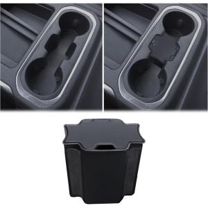 imageJKCOVER Center Console Coin Box Organizer Compatible with 20192022 SilveradoSierra 1500 and 20202023 SilveradoSierra 2500HD 3500HD Accessories Full Console wBucket Seats Only